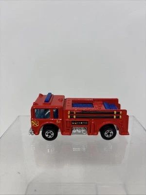 Vintage Hot Wheels Fire Truck Fire Eater Red  1991 Malaysia - Image 1 of 4
