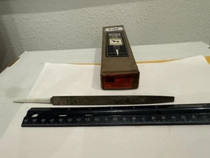 New Heller 6”, 3 Square Smooth File - Picture 1 of 3