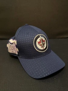 winnipeg jets Hockey Fights Cancer Patch NHL Authentic Headwear Small Medium - Picture 1 of 6