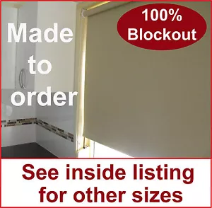 Roller blinds blockout Made to Order from just $88.00 - Picture 1 of 10