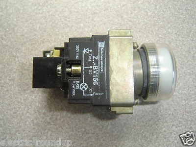 Telemecanique ZB2-BV156, BASE DE LUZ PILOTO DE PRUEBA REMOTA con Pulsador CUADRADO D Foto 1 de 4