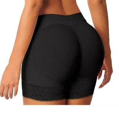 Pantalones Cortos Acolchados Fajas Colombianas Modelador Levanta Cola Levantador de Glúteos Push Up Panty Foto 1 de 4