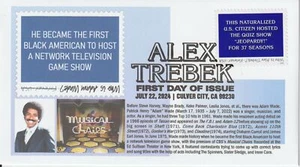 6° Cachets 5907 Alex Trebeck 1° Black American Host a Game Show - Ad;am Wade  - Foto 1 di 1