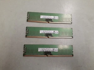 24GB (3x8GB) Hynix DDR4 1Rx8 PC4-2400T Desktop UDIMM RAM HMA81GU6AFR8N-UH 1847 - Picture 1 of 3