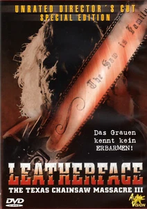 Leatherface , DVD , 100% uncut , new ,Region free , Texas Chainsaw Massacre 3 - Picture 1 of 2