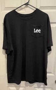 Lee Pocket T-Shirt schwarz mit Lee Logo 2XL - Bild 1 von 3