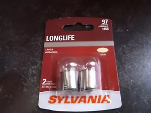 Sylvania Long Life - 2 Pack - 97LLBP2 1Light Bulb Side Marker Dome License Tail - Picture 1 of 2