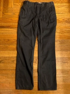 СТАРЫЙ темно-синий мальчиков темно-синий Chino униформа "обтягивающие" брюки ~ Sz 12 - Изображение 1 из 2