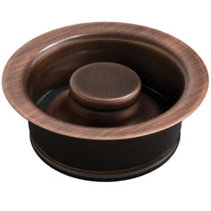ISE Garbage Disposal Flange Drain Solid Brass with Stopper Looks Great On Cop... - Picture 1 of 1