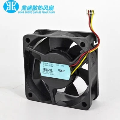 NIDEC D06K-24TU 41B (AX) 6025 24V 0.10A 3-Pin Cooling Fan - Image 1 of 4