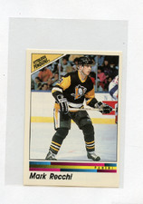 1990-91 PANINI STICKER # 130  MARK RECCHI ROOKIE 