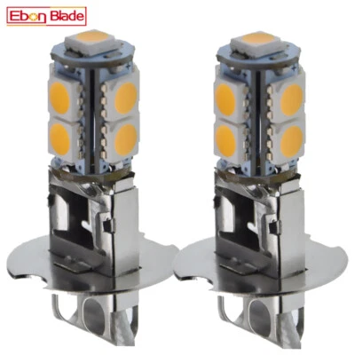 2X 6V H3 WARM WHITE LED FOG DRIVING LIGHT FLASHLIGHT TORCH HEAD BULB LAMP GLOBES - Image 1 of 4