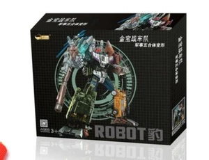 Jinbao Bruticus Robot Oversized Warbotron Toy Action Figure IN BOX - Picture 1 of 9