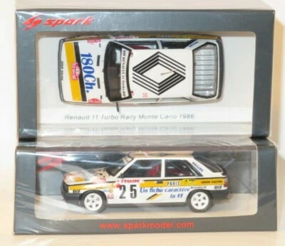 1/43 Renault 11 Turbo  Simon Racing   Rally Monte Carlo 1986  #25 A.Oreille - Image 1 of 4