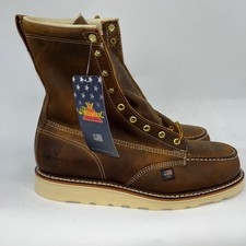 THOROGOOD MEN'S 8" 814-4178 NON-SAFETY MOC COMFORTABLE WORK BOOTS SIZE 10 2E