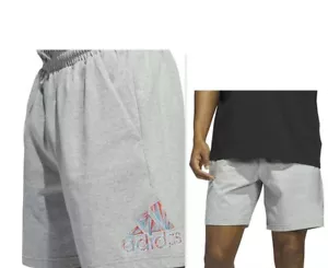 adidas Men's 7 Essentials Americana Jersey Shorts Gray Size XX-Large - Picture 1 of 6
