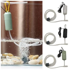Ultra Quiet Aquatic Terrarium Filter Double Hose Small Oxygen Pump Aquarium - Picture 1 of 19