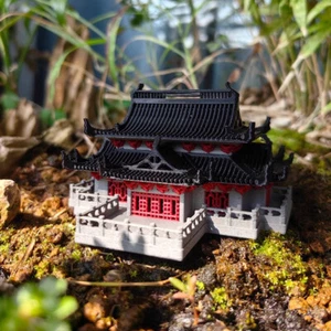 Chinese Ancient Building Temple Palace Model Scene Aquarium Bonsai Toys - Picture 1 of 47