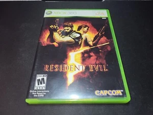 Resident Evil 5 Original Rel Capcom Microsoft Xbox 360 COMO NUEVO Estado COMPLETO! - Imagen 1 de 5