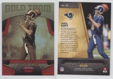 2016 Certified Gold Team Mirror Red /99 Jared Goff #19 Rookie RC