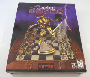 Vintage COMBAT CHESS for WIN95 / In Original BIG BOX / Factory Sealed CD-ROM