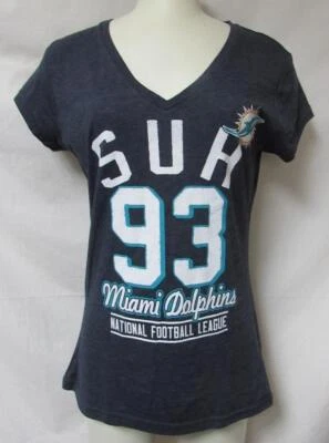 Camiseta para mujer Touch by Alyssa Milano Miami Dolphins Ndamukong Suh C1 4270 Foto 1 de 3