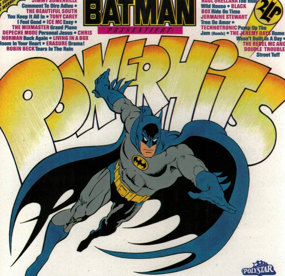 Batman prõsentiert Powerhits (1989) [Audio CD] Jimmy Somerville; Ice MC; Black B - Bild 1 von 1