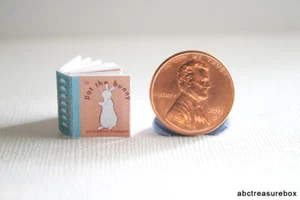 Libro Pat the Bunny - Libro de bebé infantil miniatura para casa de muñecas escala 1:12 - Imagen 1 de 12