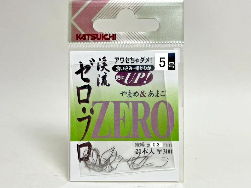 Katsuichi Keiryu Zero Pro Trout Bait Hook #5 21 pezzi Akita Kitsune Base - Immagine 1 di 1