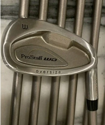 New WILSON ProStaff WD Oversize Golf Set 4-PW Graphite L Flex New Grips NOS - Imagem 1 de 4