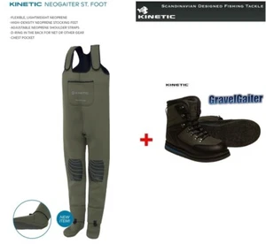 Zapato de agua Kinetic Neopreno NeoGaiter Stocking Foot talla XXL+ GravelGaiter 48/49 - Imagen 1 de 3