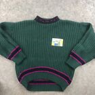 Vintage C&A Avanti Sweater Men Medium Green Knit Trans-polar Expedition Wool