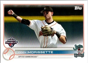 2022Topps Pro Debut#PD-90Cody MorissetteJupiter Hammerheads - Picture 1 of 2