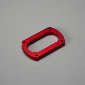 1X Red SME 3009/3012R Turntable Player 10mm Aluminium Tonearm Base Height Pad - Picture 1 of 5