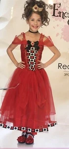 Red Queen 3pc. Child Costume Dress up Halloween - Picture 1 of 5
