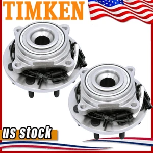 Par de cojinetes y bujes de rueda delantera Timken para Ram 2500 3500 2013-2018 8 tuercas HA590628 - Imagen 1 de 9