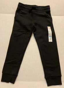 NWT Jumping Beans Softest Fleece Girls Jogger 4 black SR$20 W/ Pockets - Picture 1 of 4