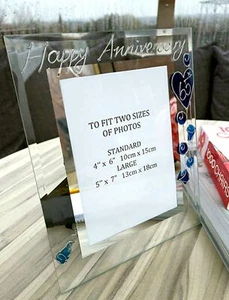 Personalised/Non Personalised 65th Anniversary Frames Port 3 Designs/2 Sizes - Picture 1 of 18