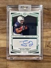 2020 Panini National Treasures Collegiate Saquon Barkley 3/5