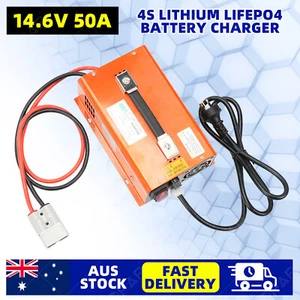 Opened box 12V 50A 4S Lithium LiFePO4 Battery Charger 14.6V Quickly Charging AU - Picture 1 of 13