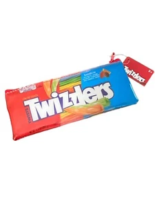 Astuccio portamatite 7,5”x3” nuovo con etichetta “Twizzlers” Candy Zip Top - Foto 1 di 3