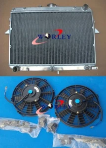 Aluminum Radiator +FANS for Ford Econovan / Mazda E2000 AT/MT Petrol 1984-1997 - Picture 1 of 6