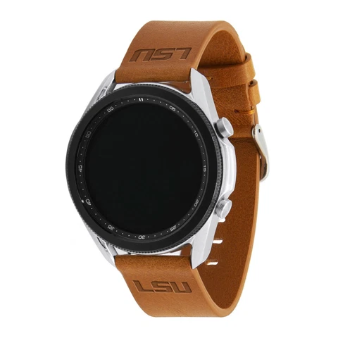 LSU Tigers Premium Leather Watch Band Cover