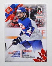 2023 BY Cards IIHF World Junior Championship Slovakia #130 Frantisek Dej