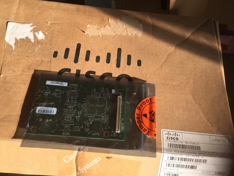 CISCO AIM-VPN/SSL-3 ,V01 NEW SEALED IN THE BOX - Image 1 of 1