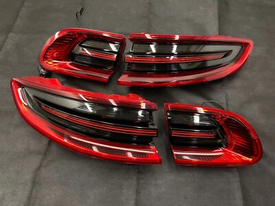 USA PORSCHE MACAN 95B BLACK LINE TINTED LED TAILLIGHT 95B04490013 RED DARK BLACK - Image 1 of 4
