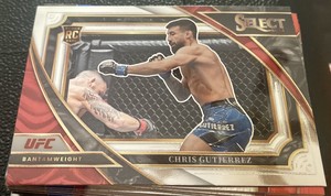 chris gutierrez UFC 2023 Panini Select Mezzanine Rookie Card