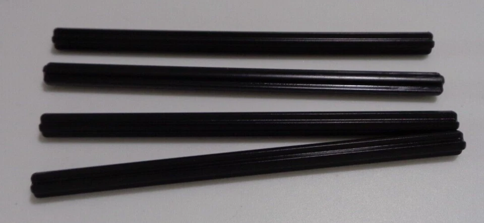 Lego Technic Axle 10 PT No 3737 X8 Black