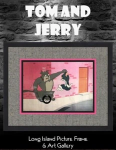 Hanna Barbera Tom & Jerry - KILLER Hand Painted Animation Production Cel FRAMED - Picture 1 of 3