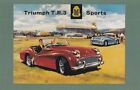 Voiture de sport Triumph T.R.3 1958 ~ Lot de cartes postales Nostalgia série 15